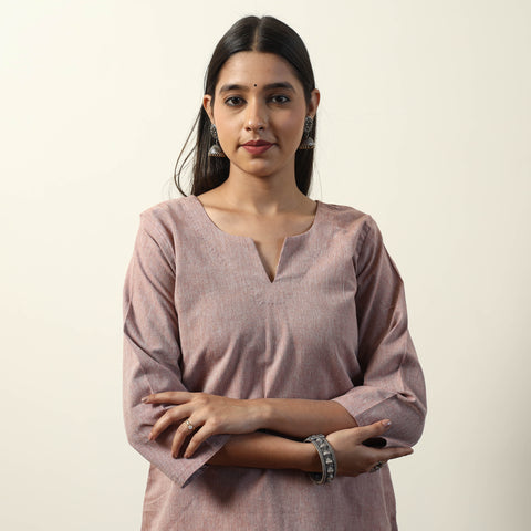 Cotton Straight Short Kurta