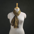 Green - Kumaun Handwoven Pure Merino Wool Scarf 176