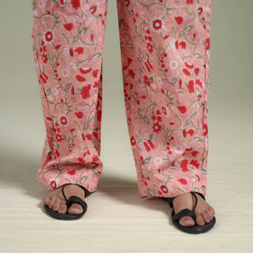 Sanganeri Floral Printed Cotton Night Suit for Women 10