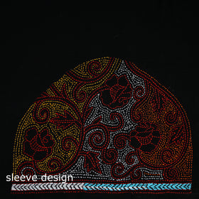 Bengal Kantha Hand Embroidered Cotton Blouse Piece 49