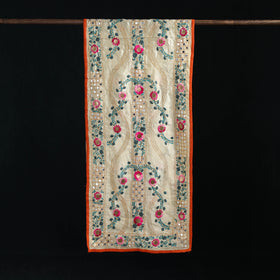 Ranihati Chanderi Silk Hand Embroidered Stole 05