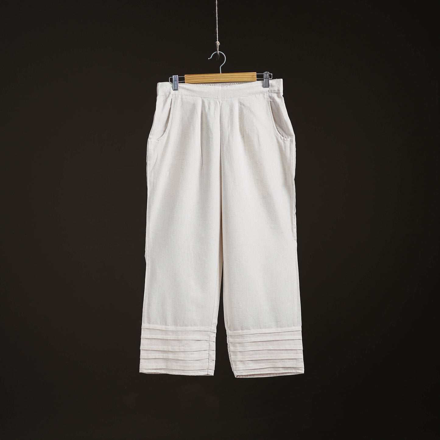 Flex Cotton Elasticated Plain Pant for Women 12