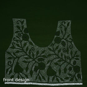 Bengal Kantha Hand Embroidered Cotton Blouse Piece 48