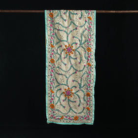 Ranihati Chanderi Silk Hand Embroidered Stole 03