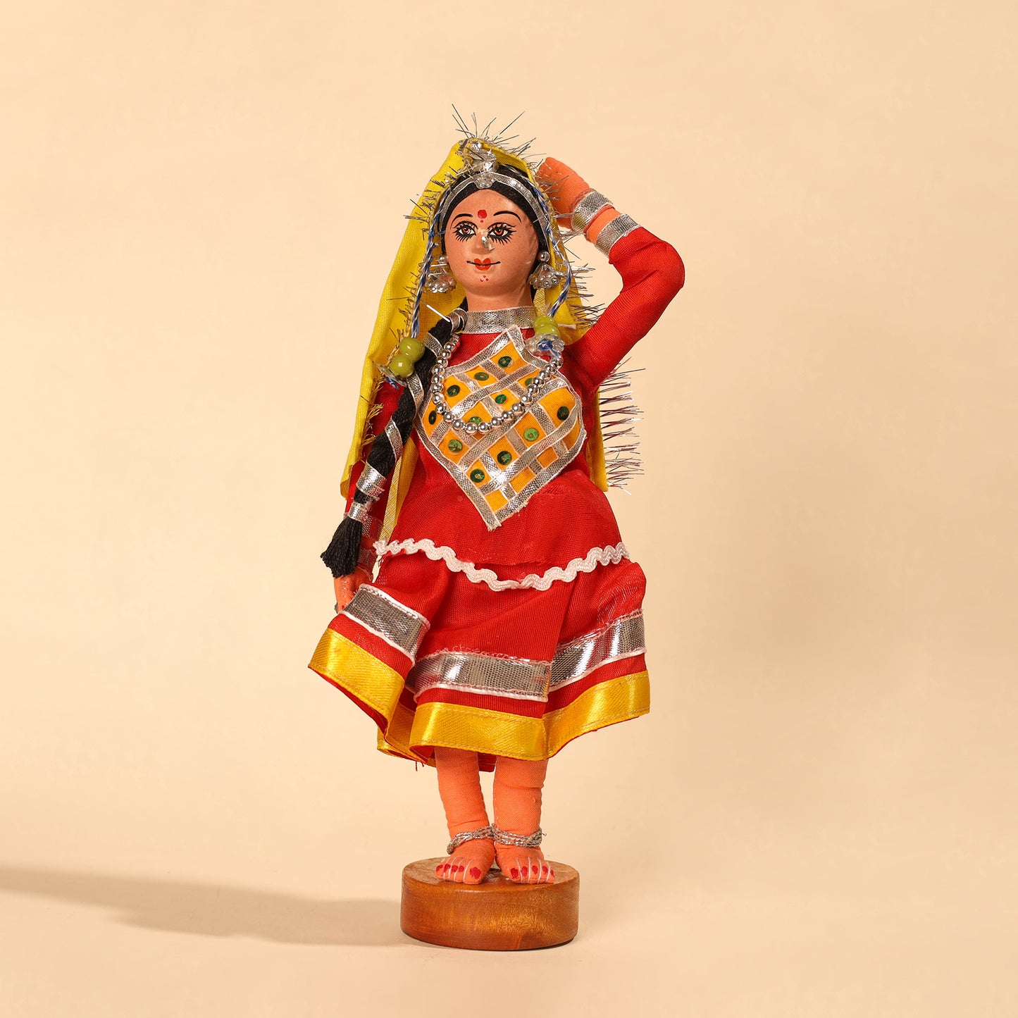 Handmade Manipuri Dancing Traditional Doll 10