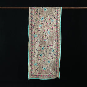 Ranihati Chanderi Silk Hand Embroidered Stole 01