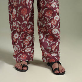 Sanganeri Floral Printed Cotton Night Suit for Women 08