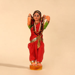 Handmade Lavani Dancing Traditional Doll 06