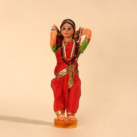 Handmade Lavani Dancing Traditional Doll 06