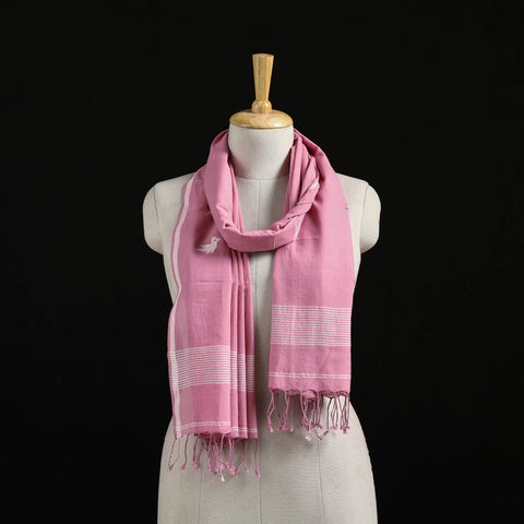 Burdwan Jamdani Handloom Cotton Stole with Tassels 26