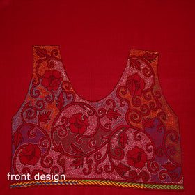 Bengal Kantha Hand Embroidered Cotton Blouse Piece 43