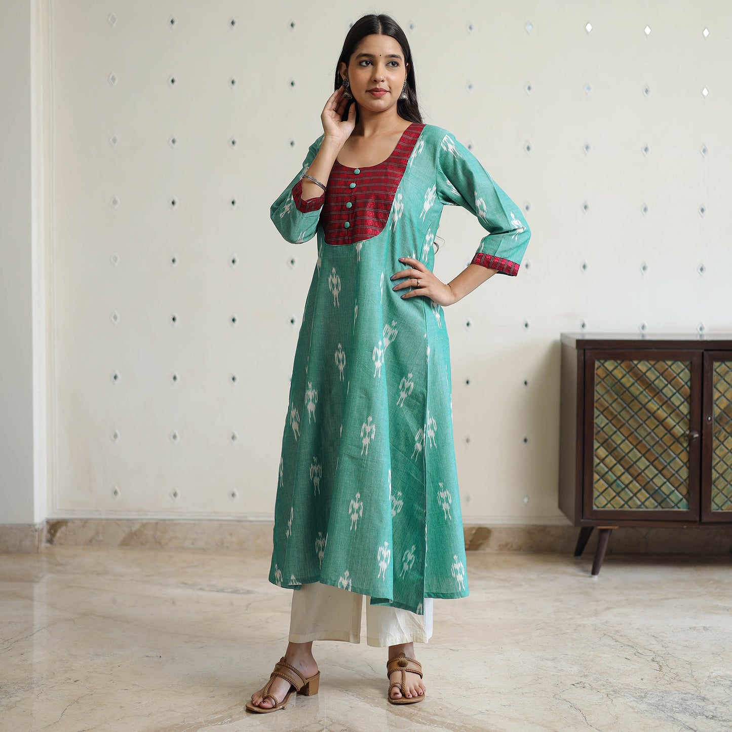 pochampally ikat kurta