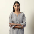 Buy Jhiri Handloom Cotton Straight Short Kurta Online l iTokri.com