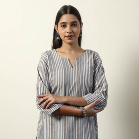 Buy Jhiri Handloom Cotton Straight Short Kurta Online l iTokri.com