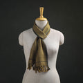 Green - Kumaun Handwoven Pure Merino Wool Scarf 192