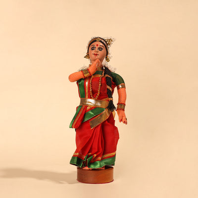 Handmade Mohini Attam Dancing Traditional Doll 09