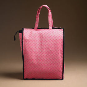 Pink Handcrafted Cotton Shopping Bag 16