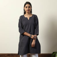 Cotton Straight Short Kurta