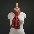 Orange - Kumaun Handwoven Pure Merino Wool Scarf 196
