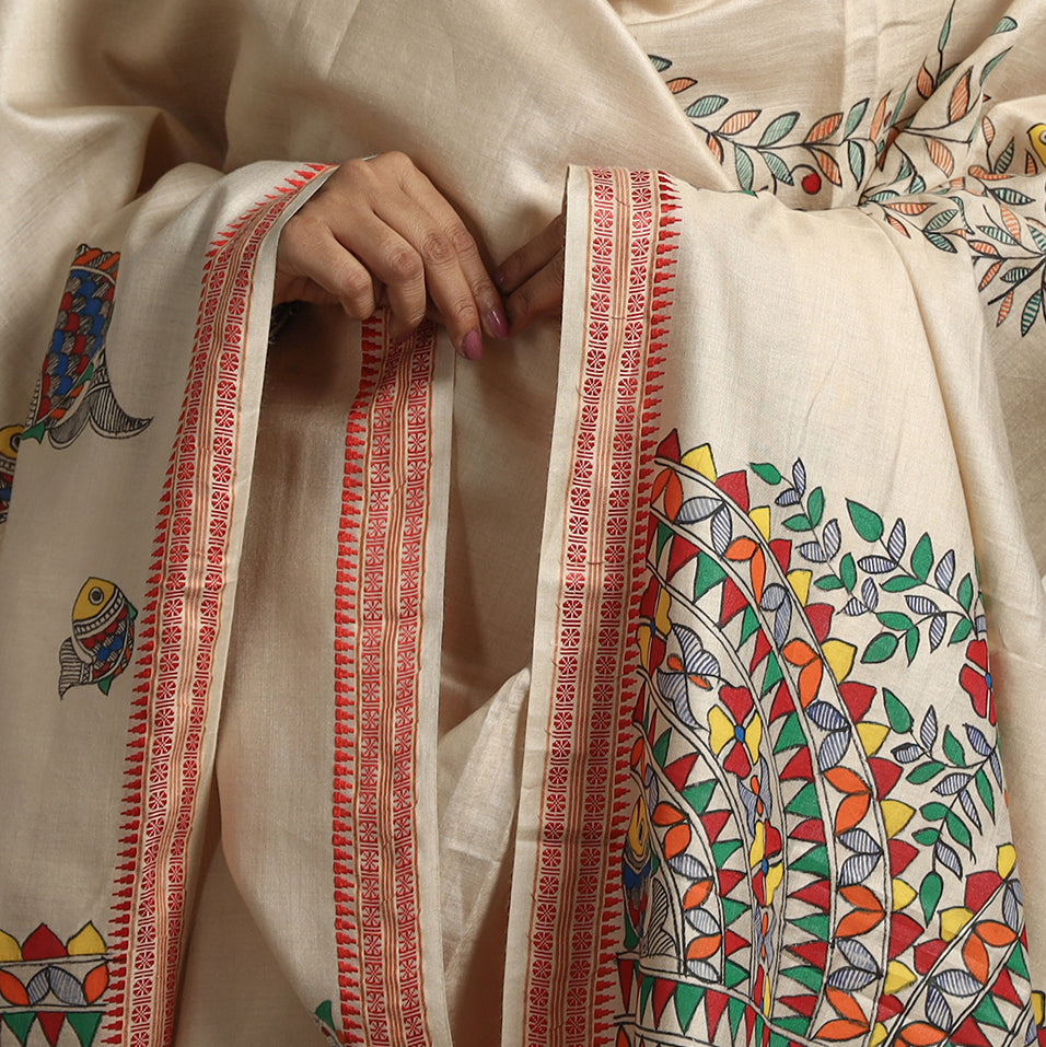 Madhubani Dupatta
