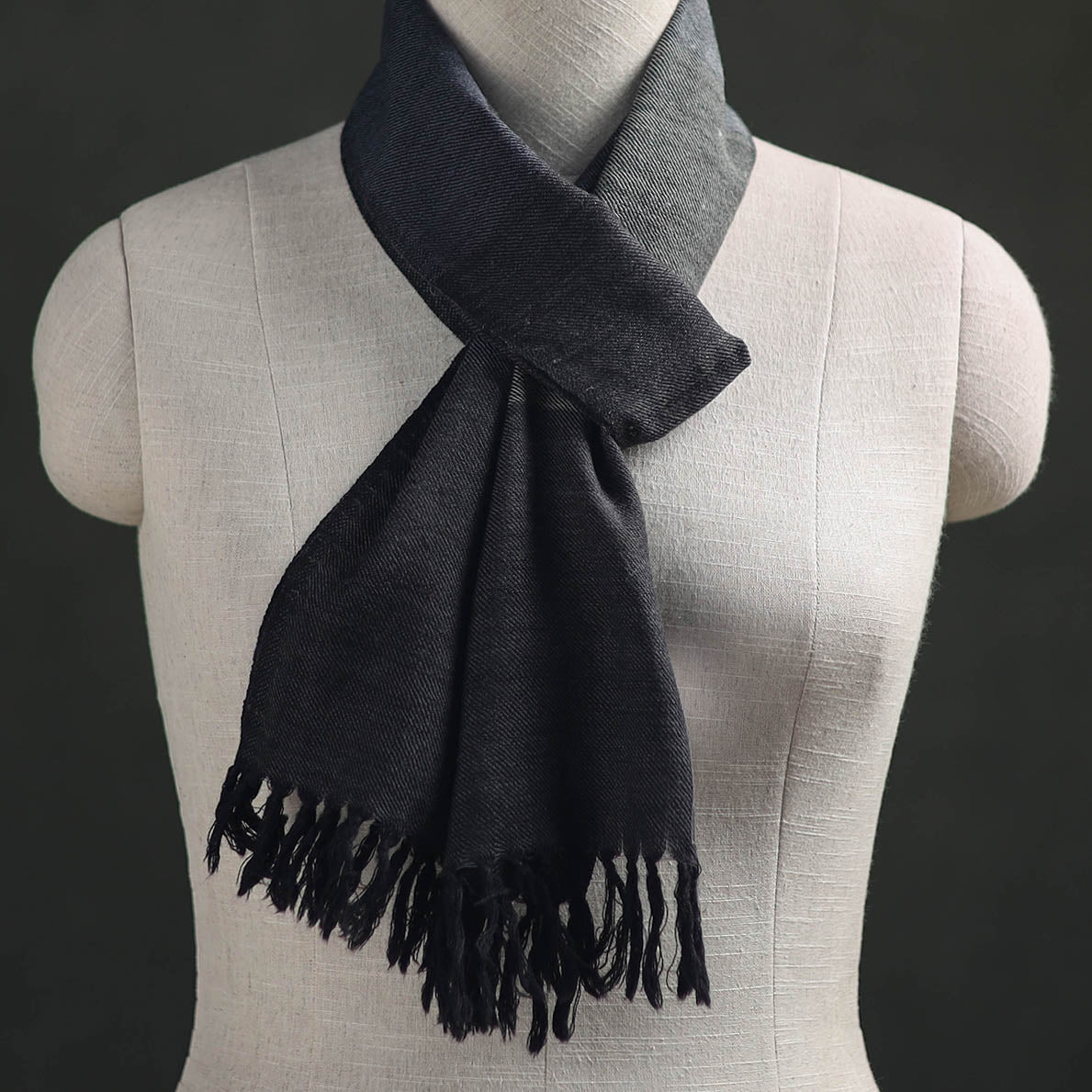 Kumaun Handwoven Pure Merino Wool Scarf 204