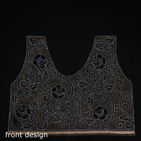 Bengal Kantha Hand Embroidered Cotton Blouse Piece 35