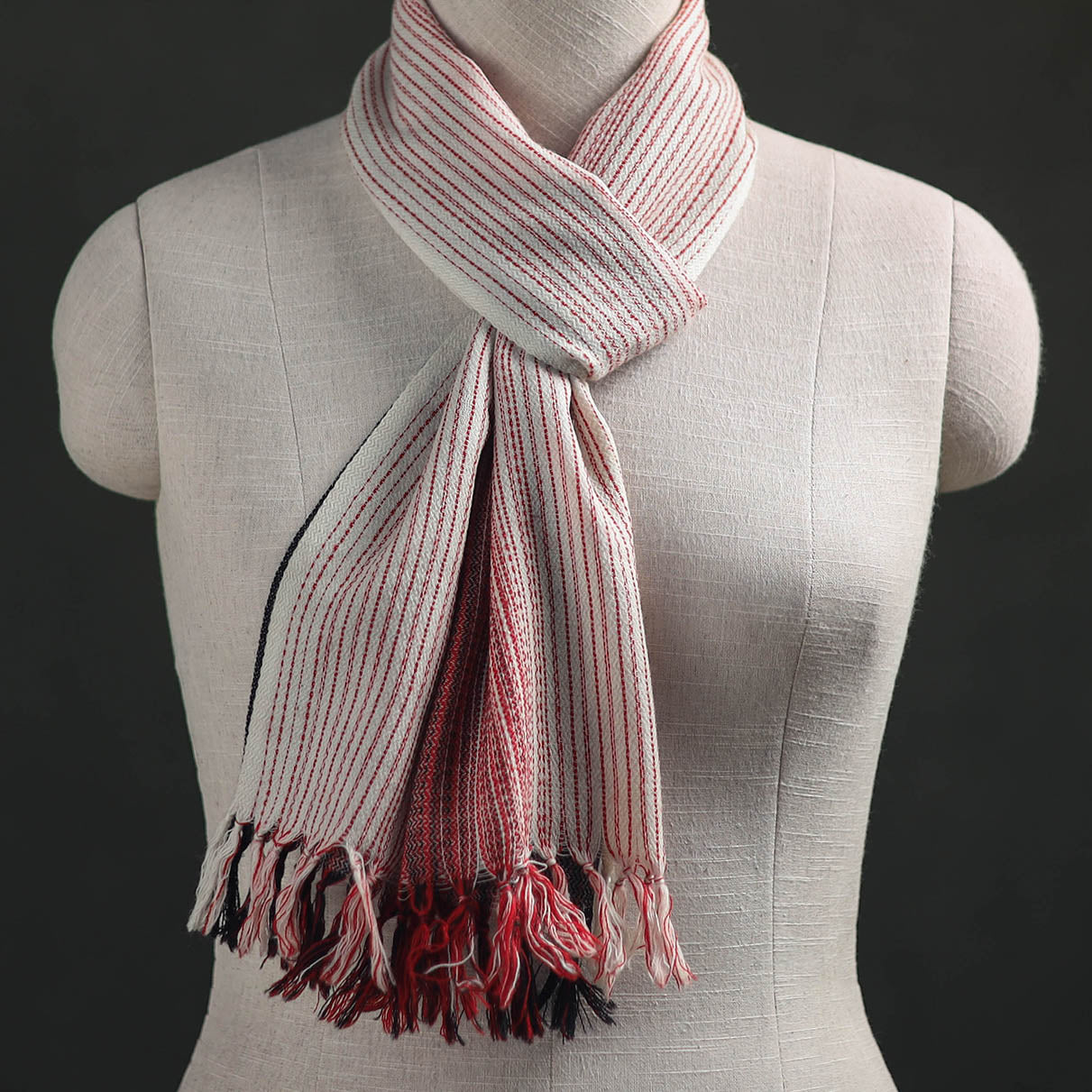 Kumaun Handwoven Pure Merino Wool Scarf 207