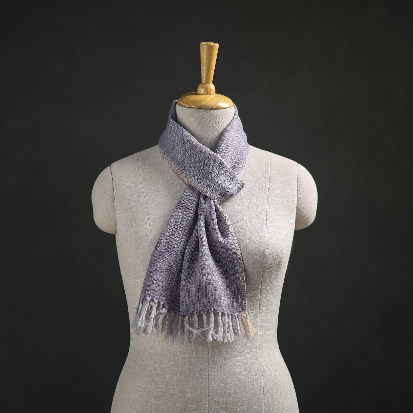 Kumaun Handwoven Pure Merino Wool Scarf 208