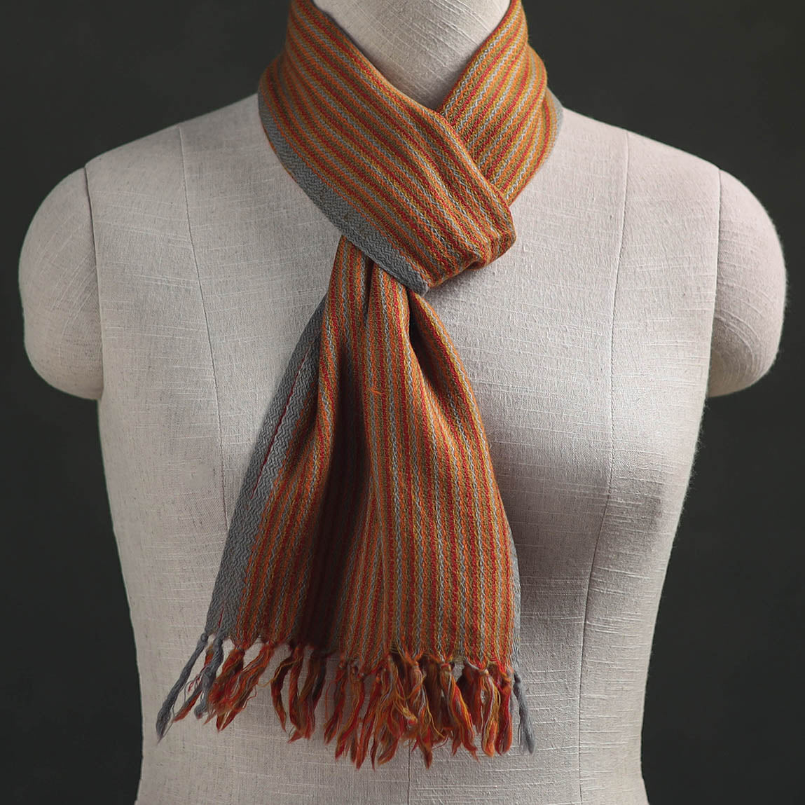 Kumaun Handwoven Pure Merino Wool Scarf 209