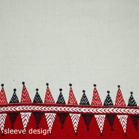 Bengal Kantha Hand Embroidered Cotton Blouse Piece 33