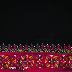 Bengal Kantha Hand Embroidered Cotton Blouse Piece 32