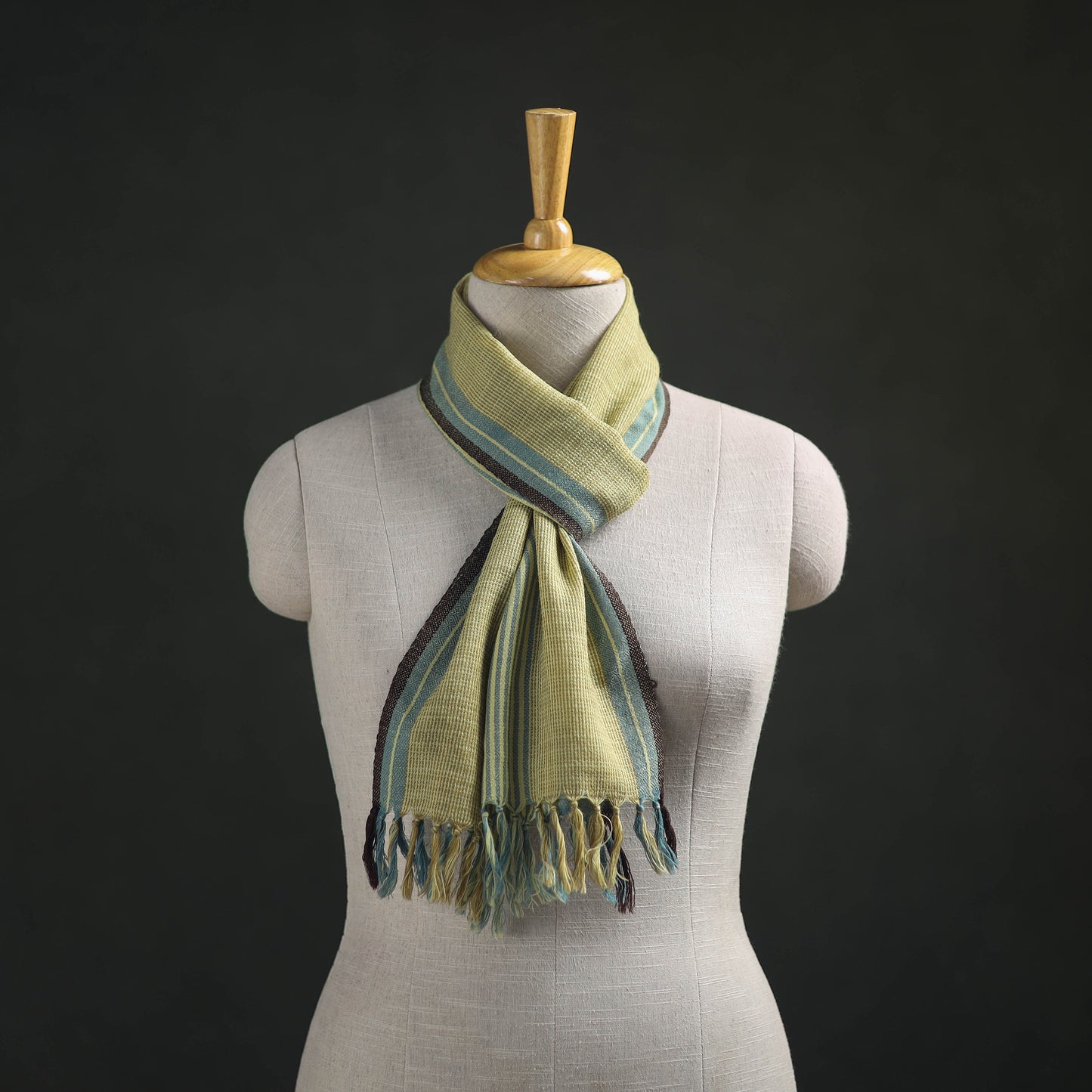 Kumaun Handwoven Pure Merino Wool Scarf 211