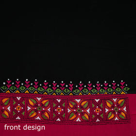 Bengal Kantha Hand Embroidered Cotton Blouse Piece 32