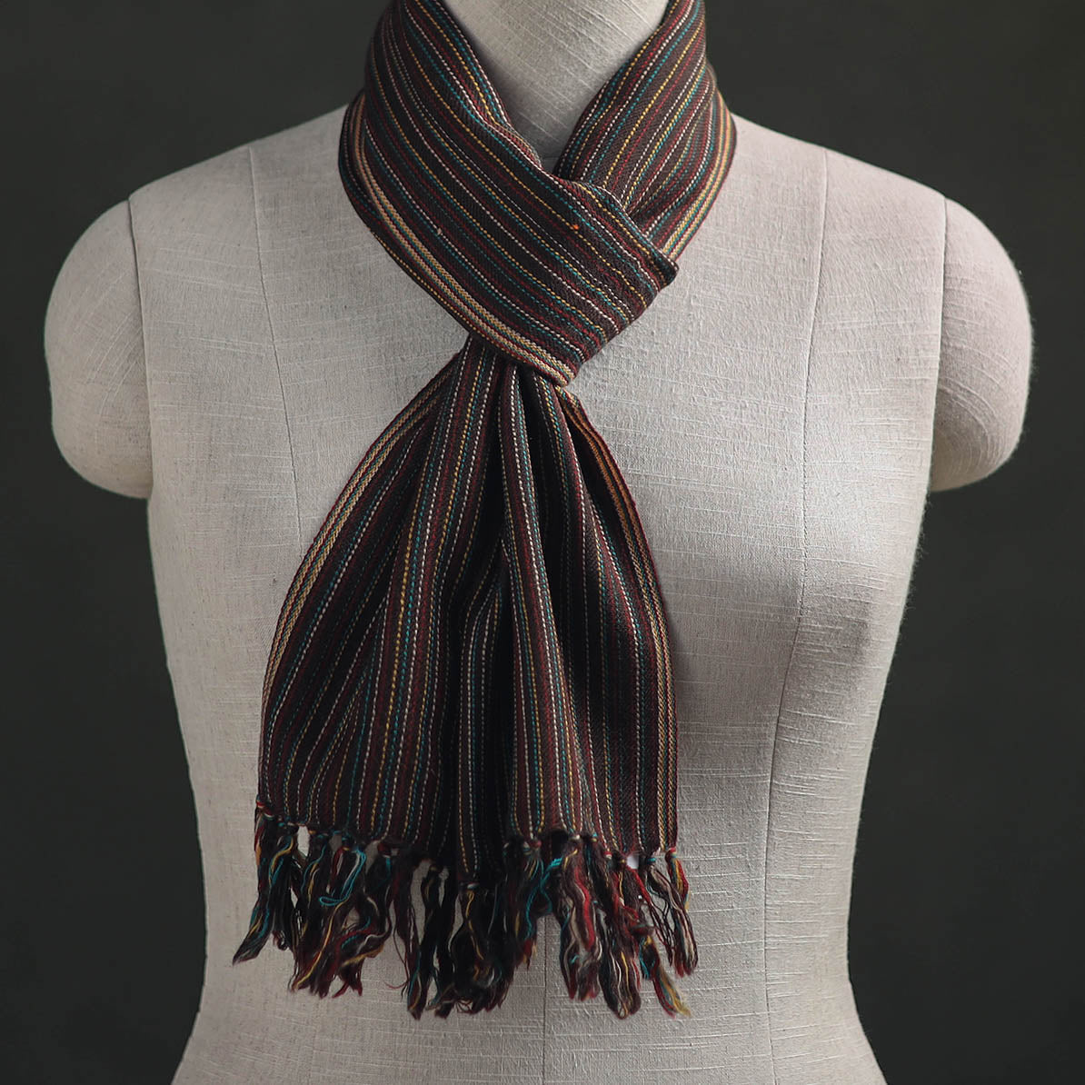 Kumaun Handwoven Pure Merino Wool Scarf 213