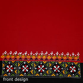 Bengal Kantha Hand Embroidered Cotton Blouse Piece 31