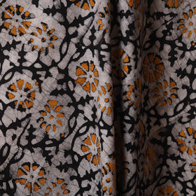 Black - kutch batik cotton fabric 56 - handcrafted