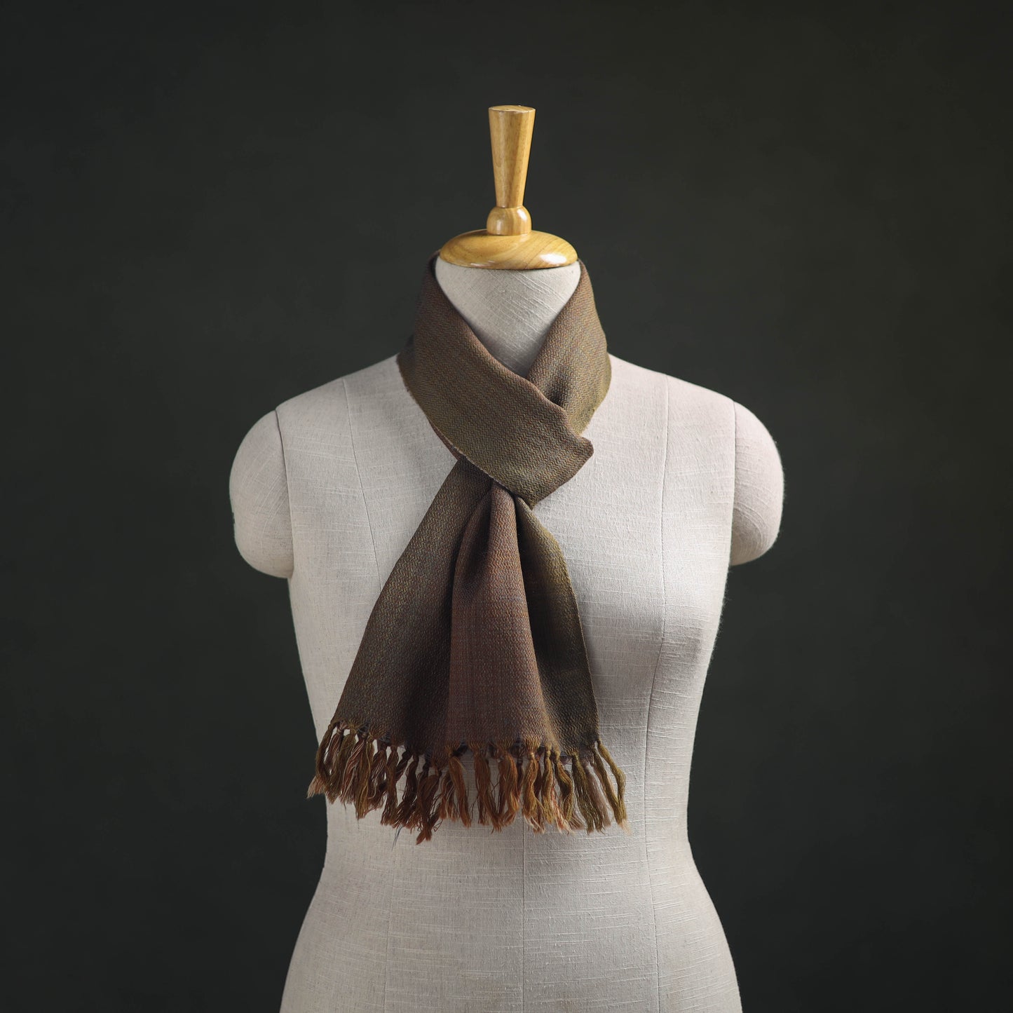 Kumaun Handwoven Pure Merino Wool Scarf 217