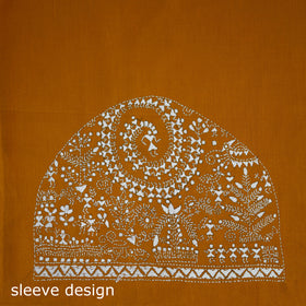 Bengal Kantha Hand Embroidered Cotton Blouse Piece 29
