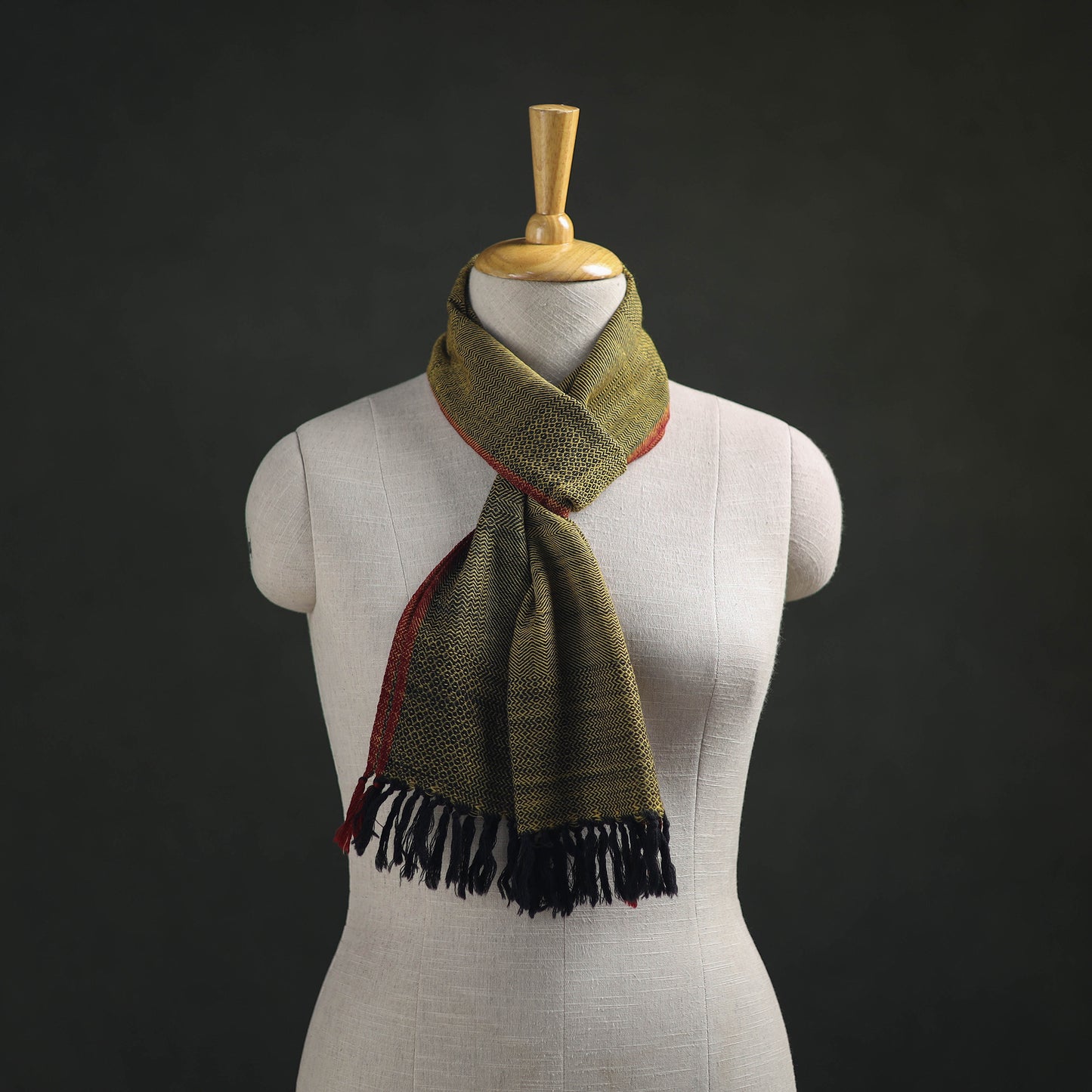 Kumaun Handwoven Pure Merino Wool Scarf 219
