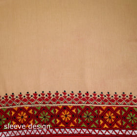 Bengal Kantha Hand Embroidered Cotton Blouse Piece 27