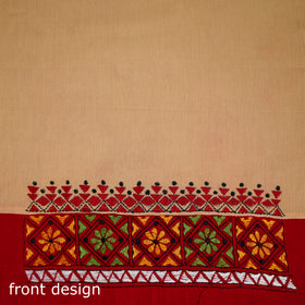 Bengal Kantha Hand Embroidered Cotton Blouse Piece 27