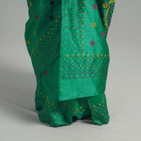 Bengal Nakshi Kantha Embroidery Silk Saree