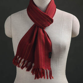 Kumaun Handwoven Pure Merino Wool Scarf 224