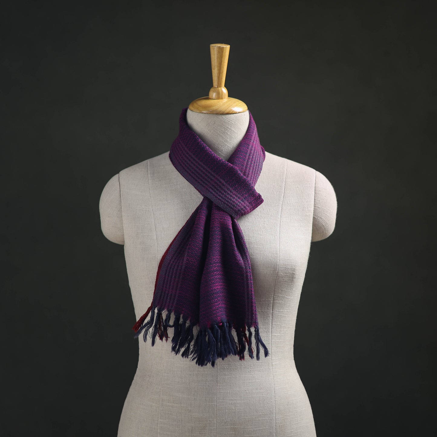 Kumaun Handwoven Pure Merino Wool Scarf 229