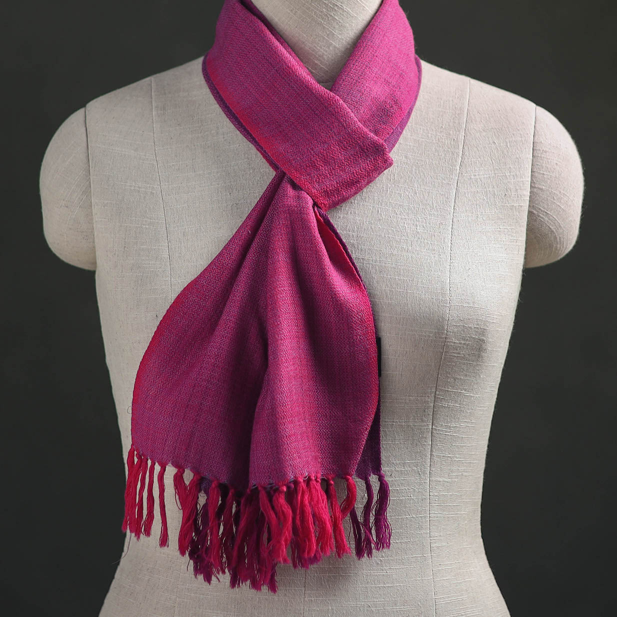 Kumaun Handwoven Pure Merino Wool Scarf 230