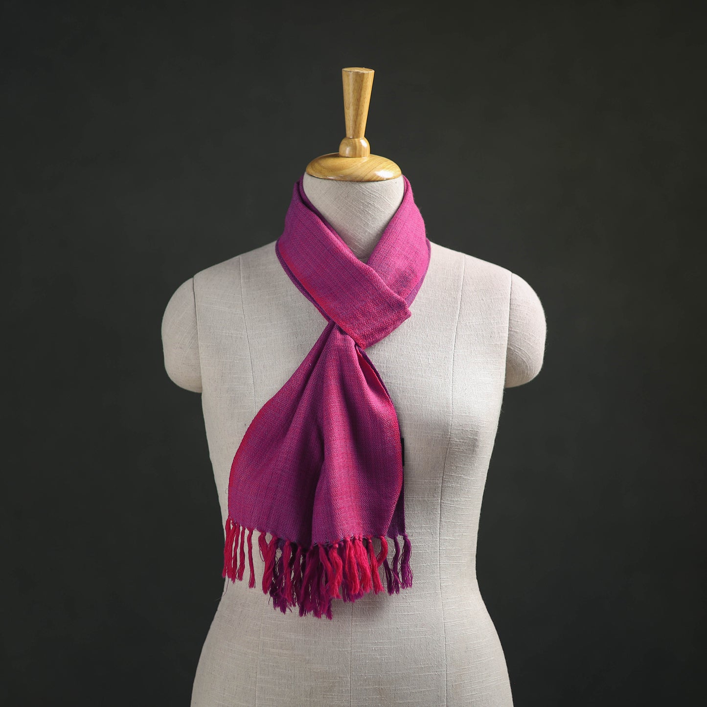 Kumaun Handwoven Pure Merino Wool Scarf 230