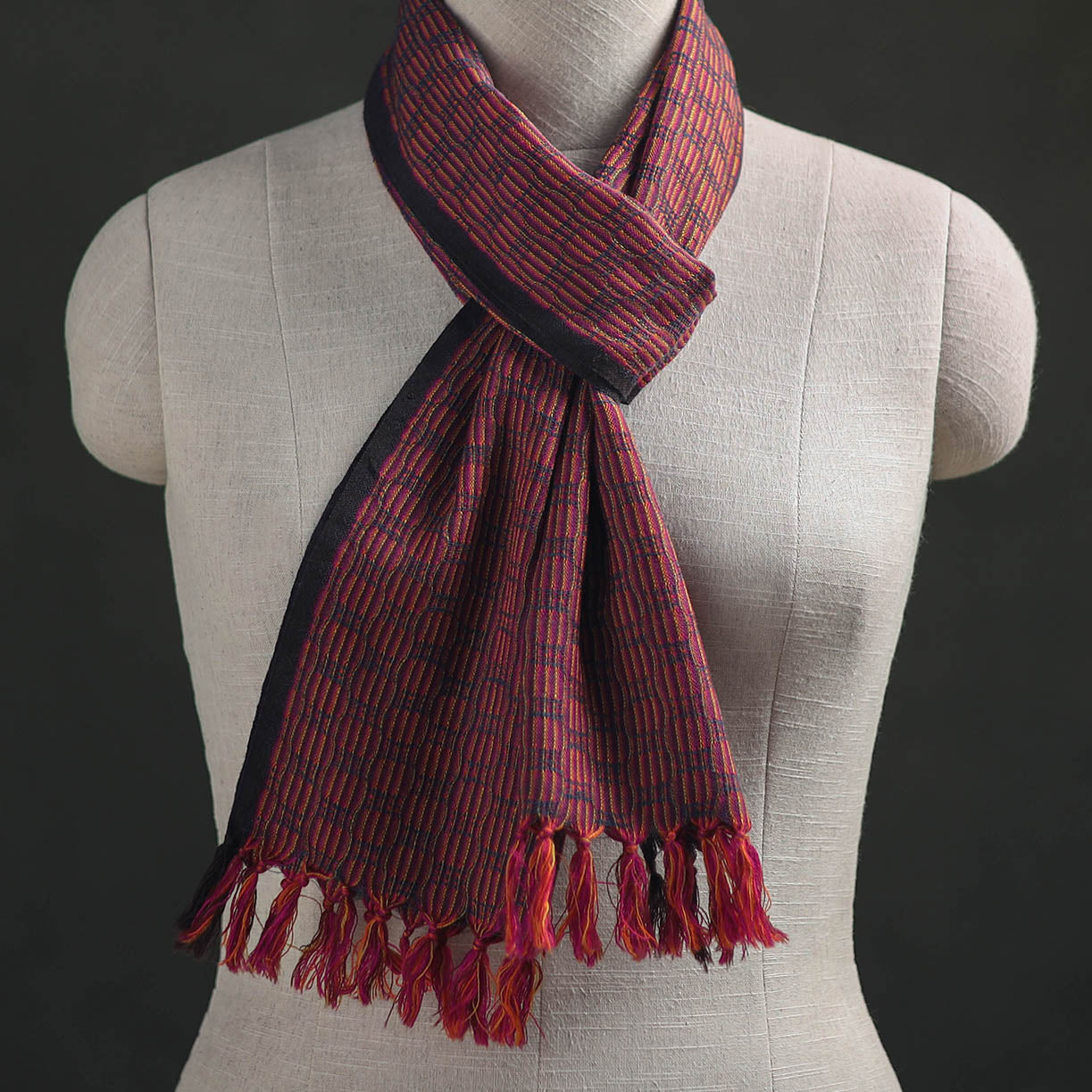 Kumaun Handwoven Pure Merino Wool Scarf 231