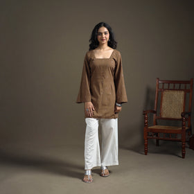 Jacquard Cotton Short Kurta for Women 32