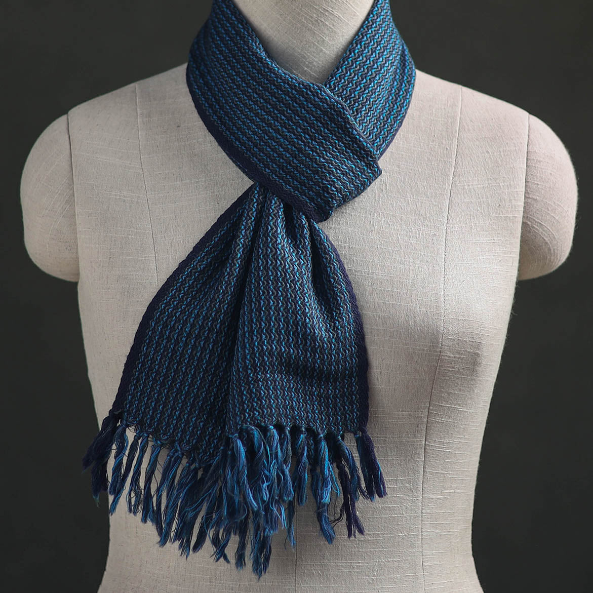 Kumaun Handwoven Pure Merino Wool Scarf 232