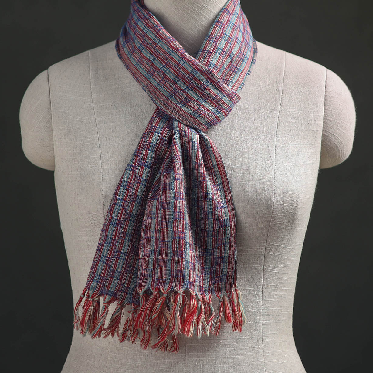 Kumaun Handwoven Pure Merino Wool Scarf 233